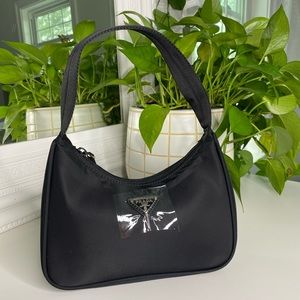 “prada” shoulder purse